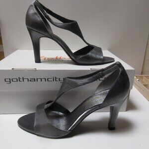 New NINA Dressy Shoes Silver Gray Pumps 7.5M